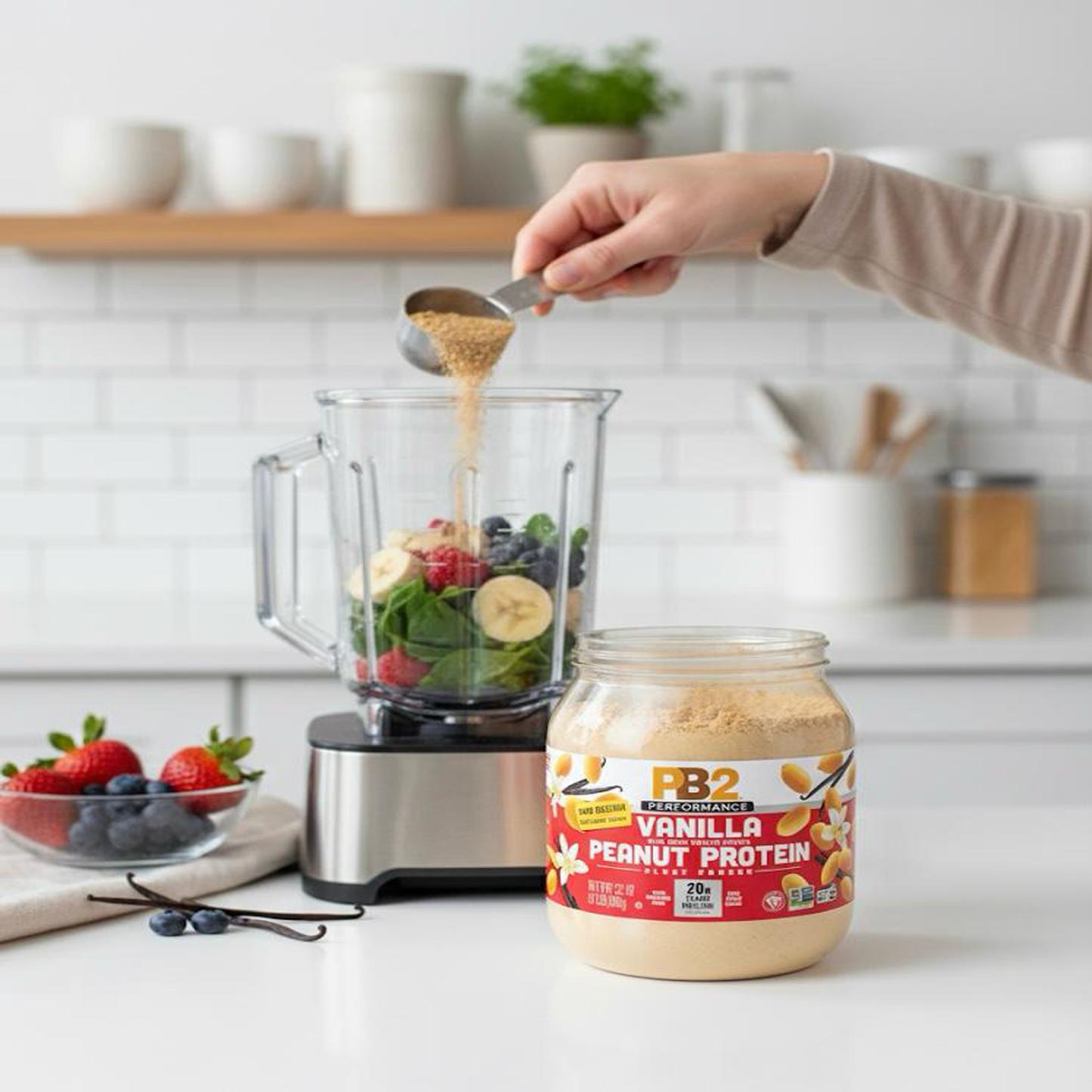 PB2 Performance Peanut Protein with Madagascar Vanilla 32 oz.