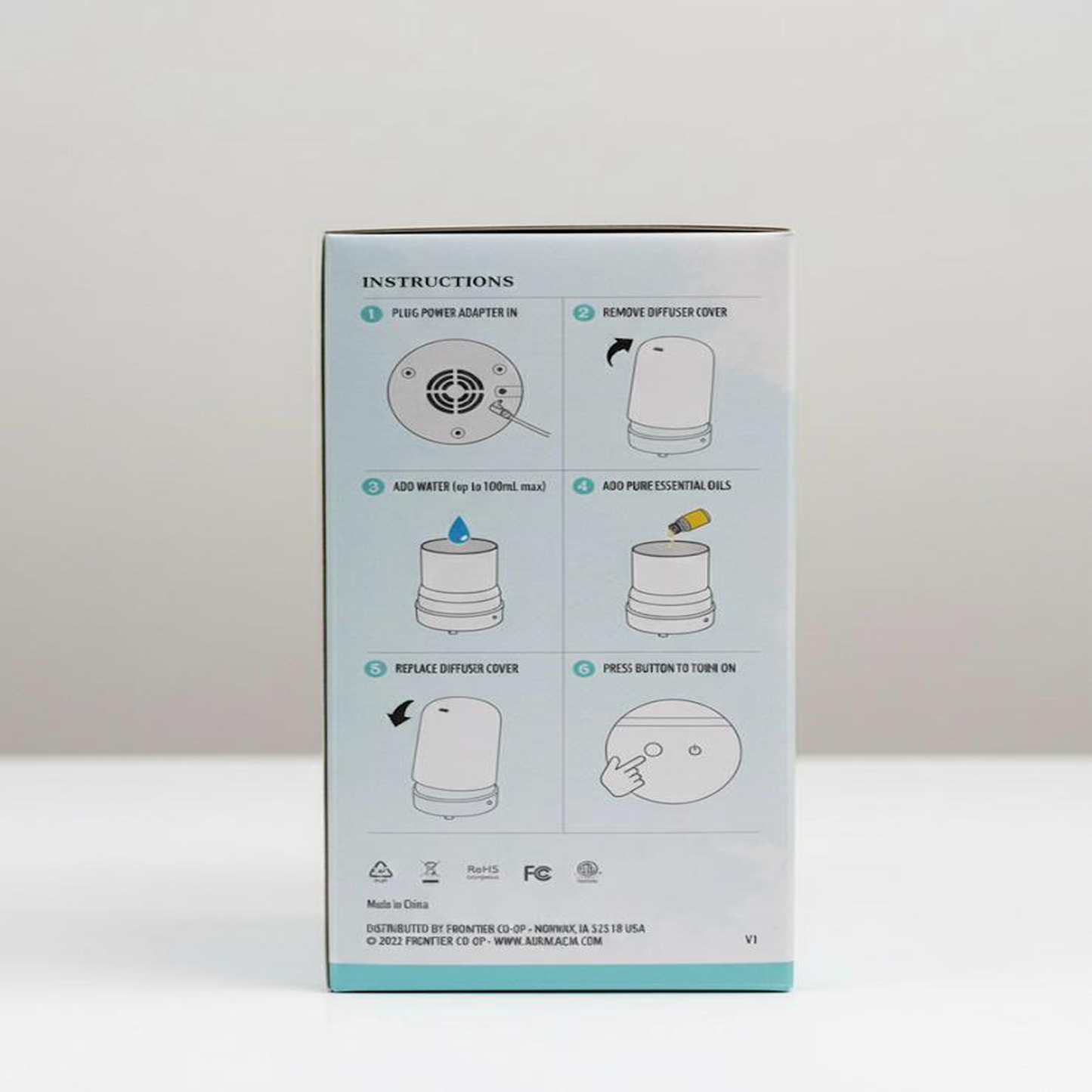 Aura Cacia Celestial Ultrasonic Essential Oil Diffuser