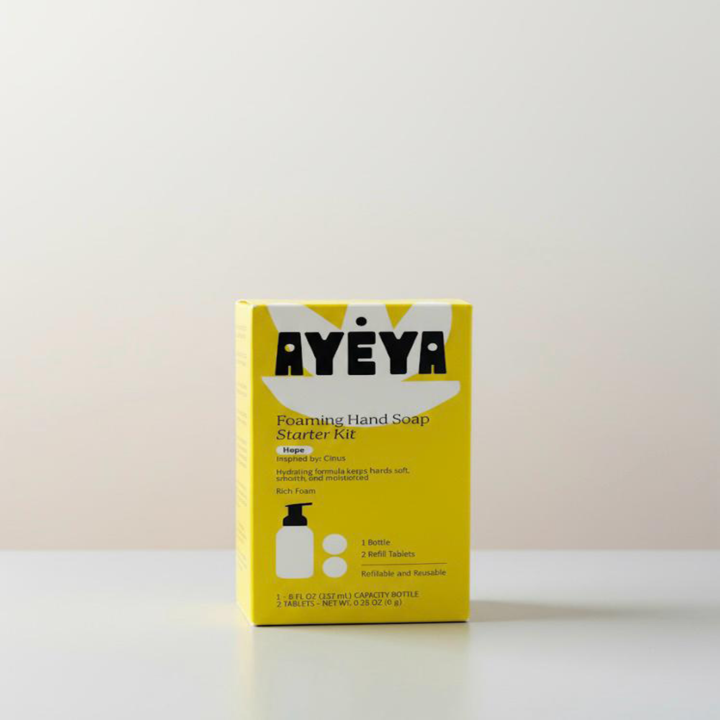 Ayeya Citrus Hope Foaming Hand Soap Starter Kit