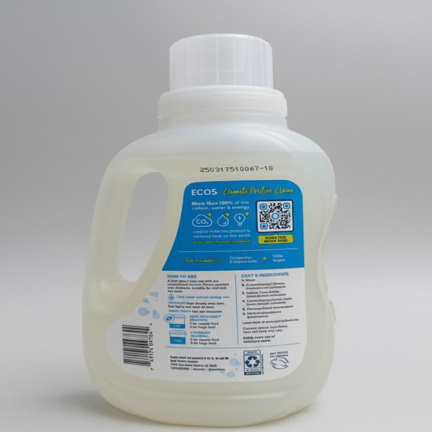 Earth Friendly Products Free & Clear Hypoallergenic Laundry Detergent 50 fl. oz.