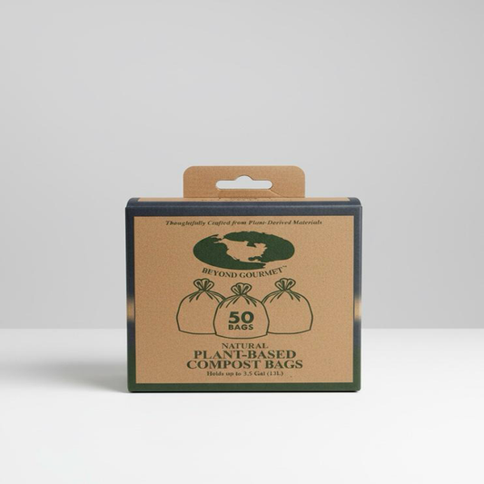 Harold Import HIC Natural Plant-Based Compost Bags 50 count