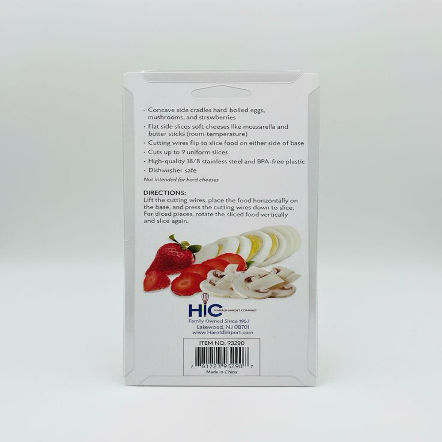 Harold Import HIC Double-Sided Egg Slicer